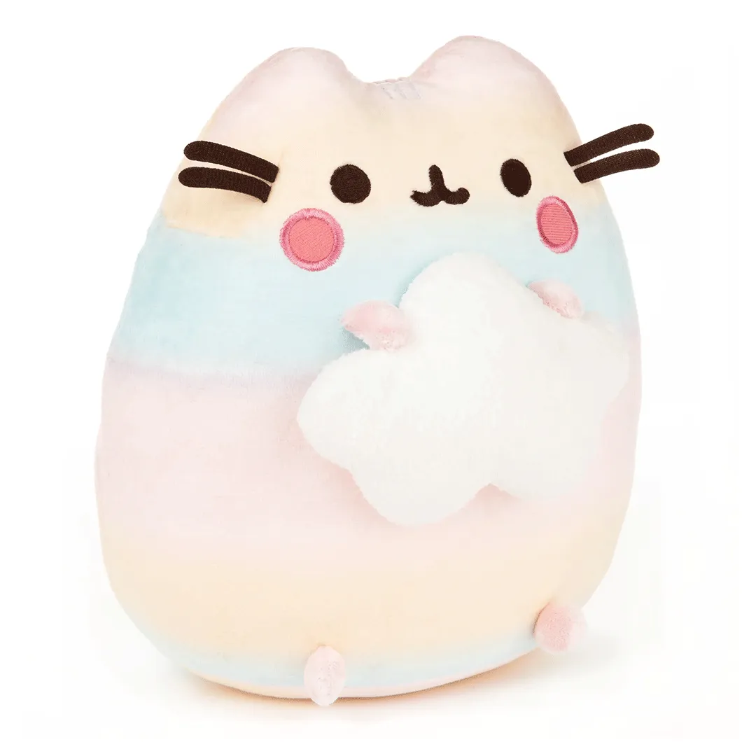 GUND Pusheen Rainbow Ombre 9.5" Plush Toy