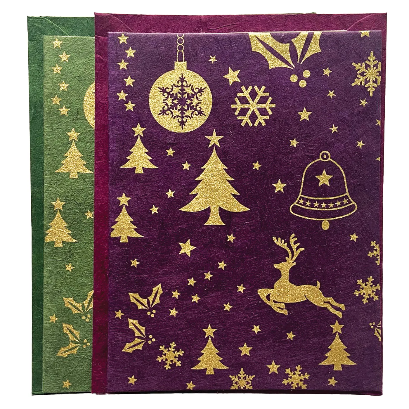 Handmade Greeting Cards Holidays (Pack Of 5)