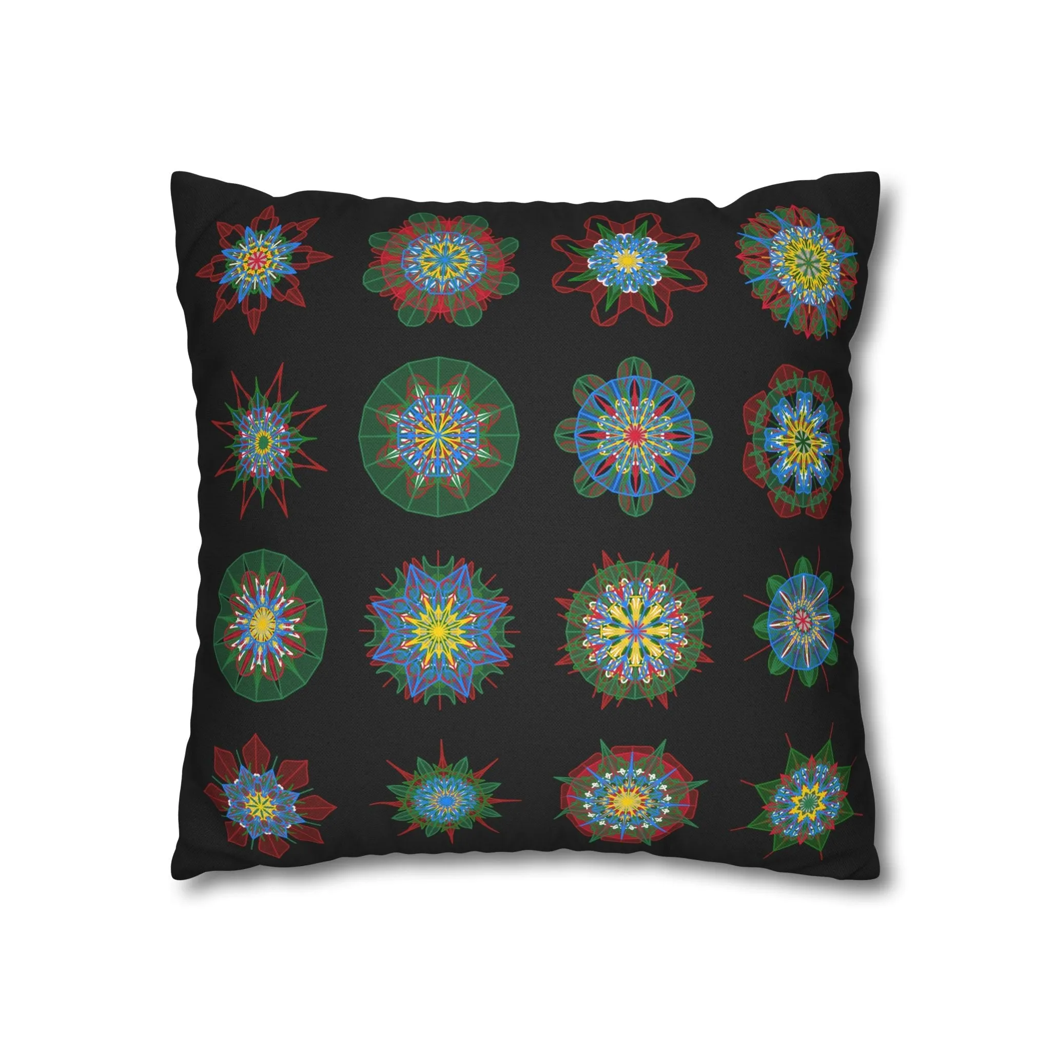 Handmade Mandala Design Pillowcase - Original Art