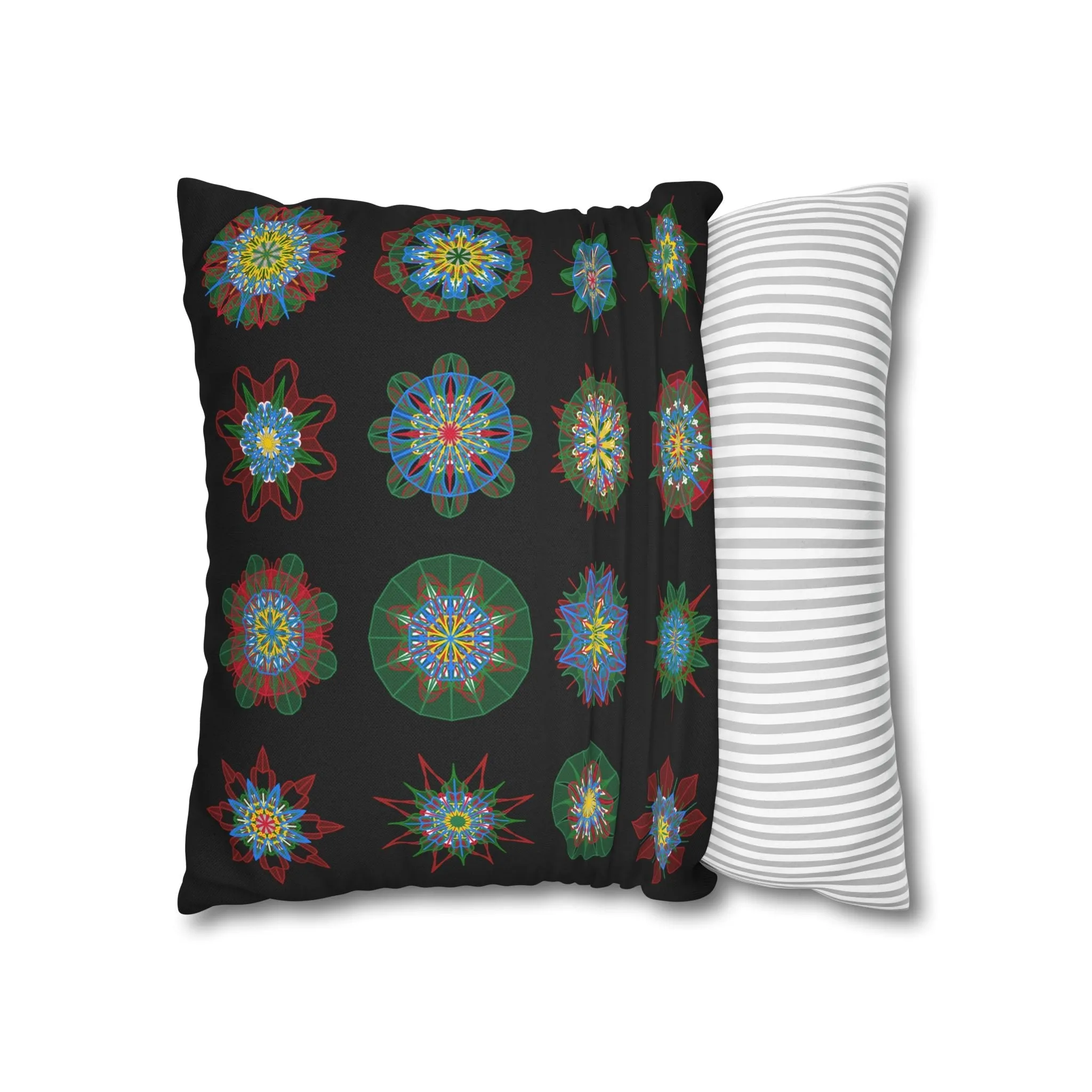 Handmade Mandala Design Pillowcase - Original Art