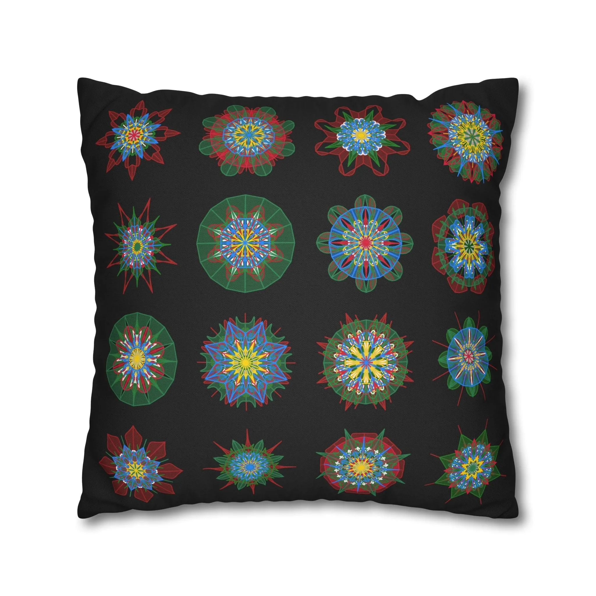 Handmade Mandala Design Pillowcase - Original Art