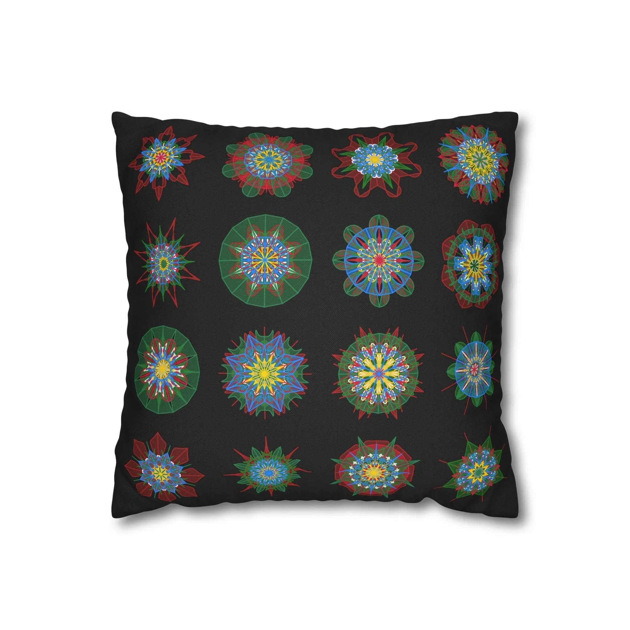 Handmade Mandala Design Pillowcase - Original Art