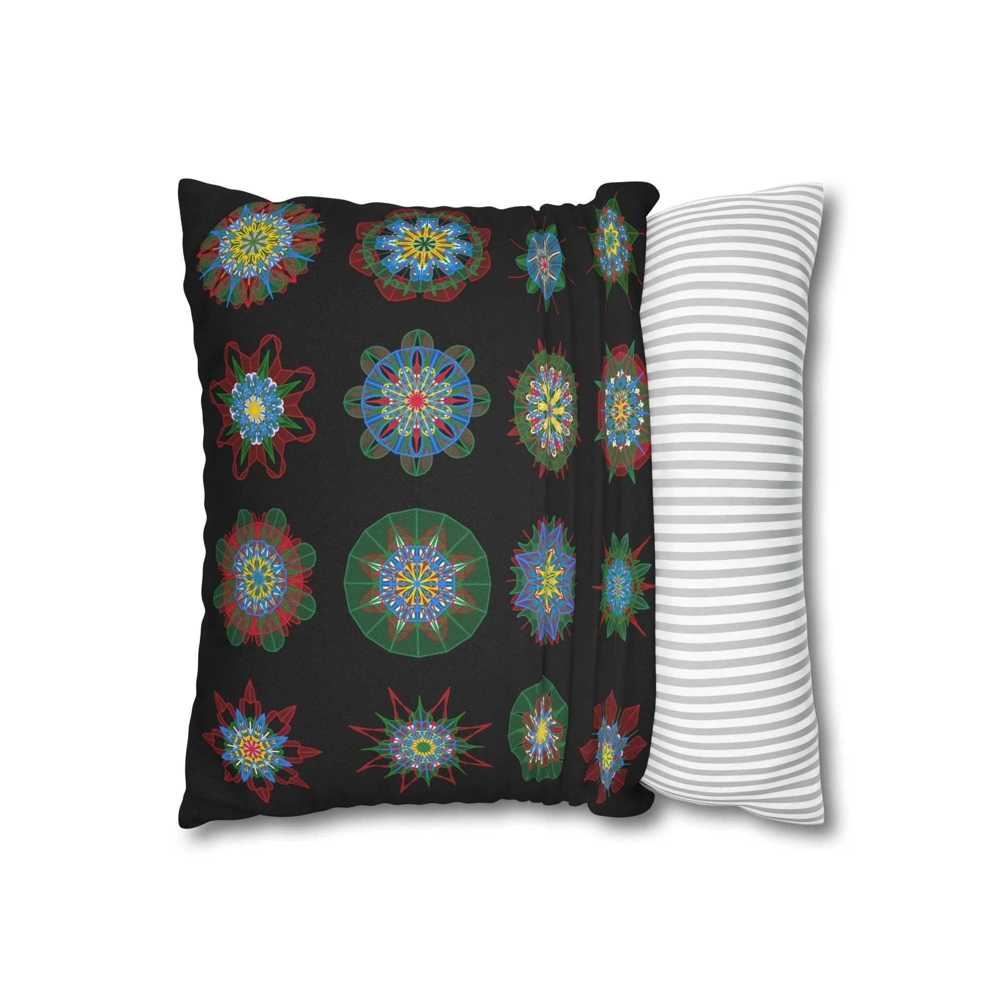 Handmade Mandala Design Pillowcase - Original Art