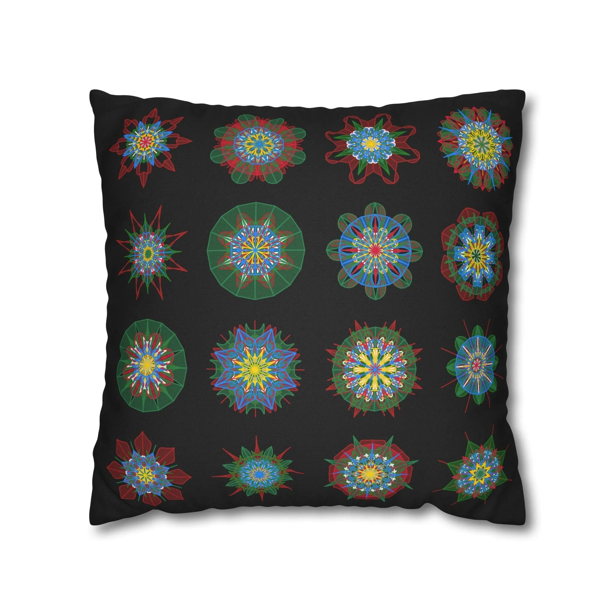 Handmade Mandala Design Pillowcase - Original Art