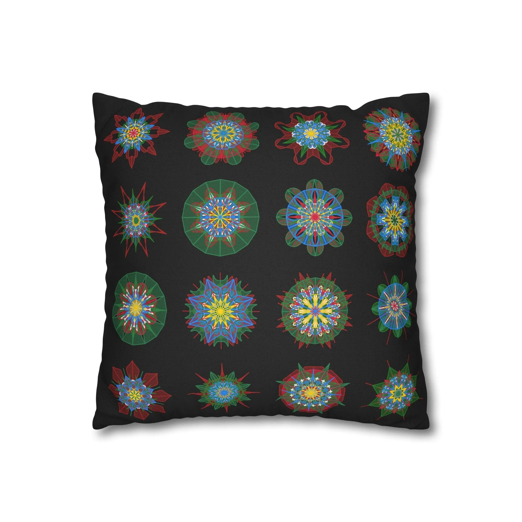 Handmade Mandala Design Pillowcase - Original Art