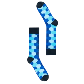 Hex Blue - Socks Size 1-2