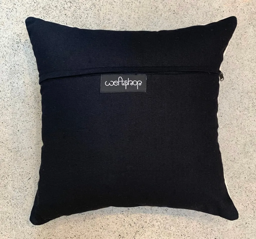 Ibis Cushion in Grey and Black