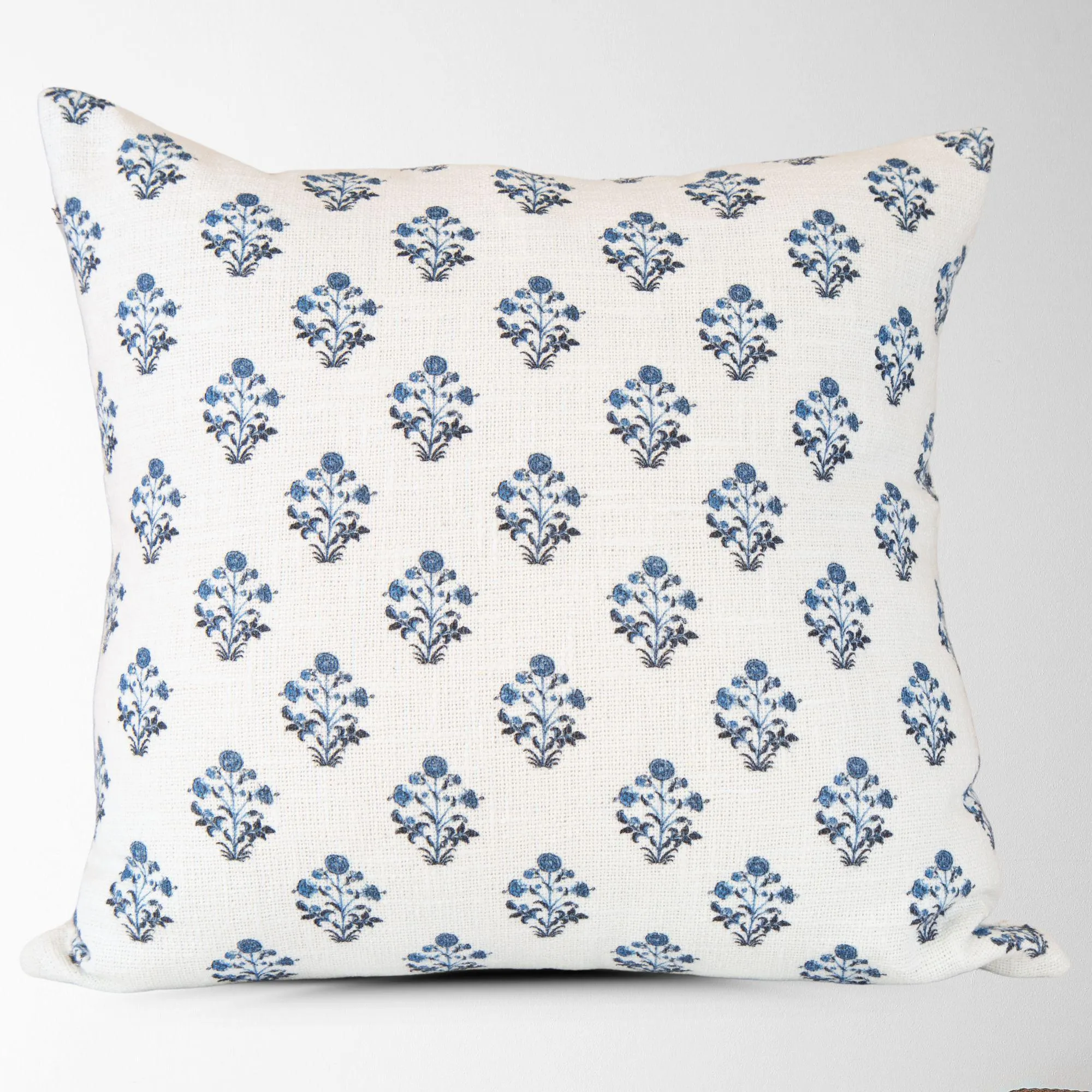 Isabella Floral Block Print Pillow