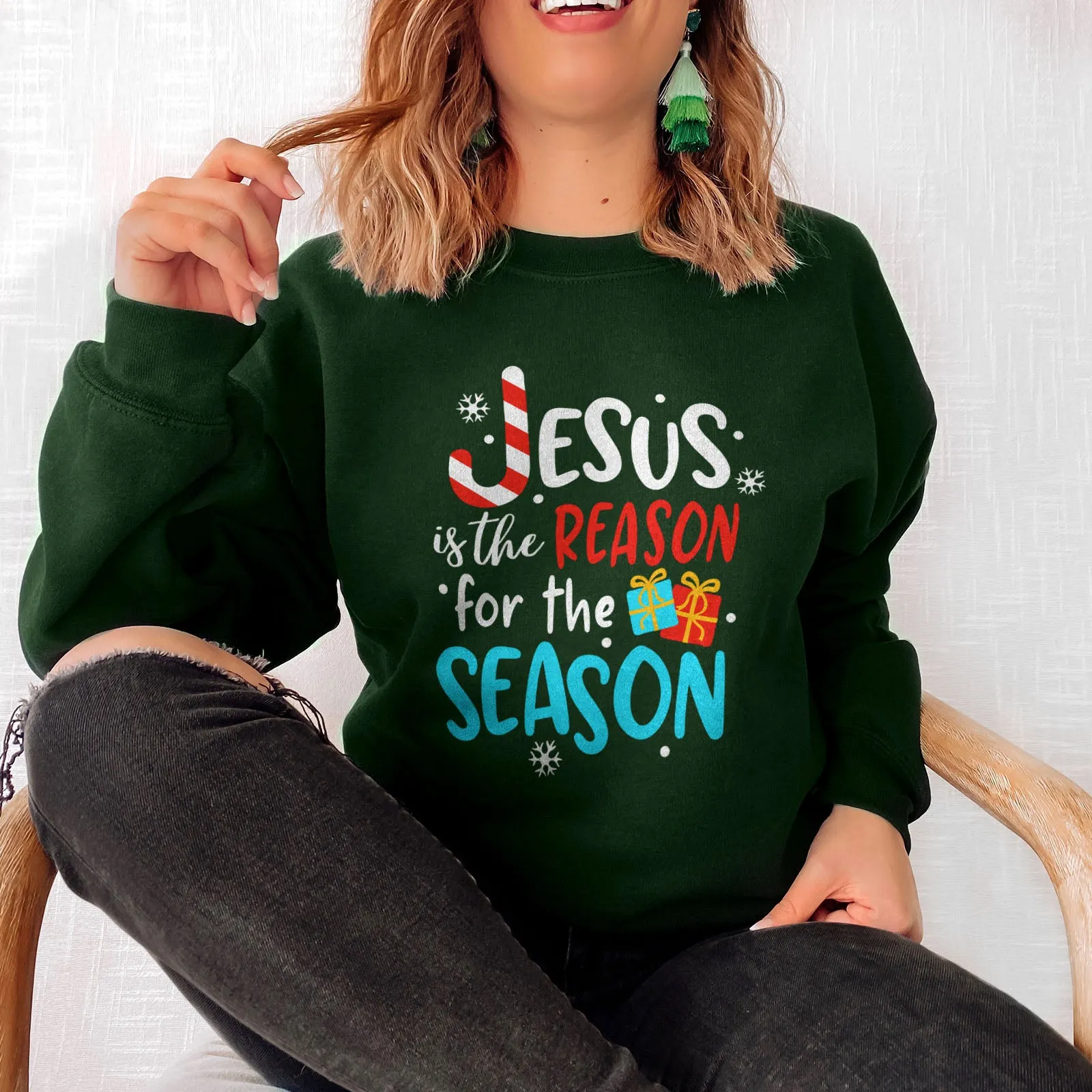 Jesus Is The Reason For The Season Sweatshirt