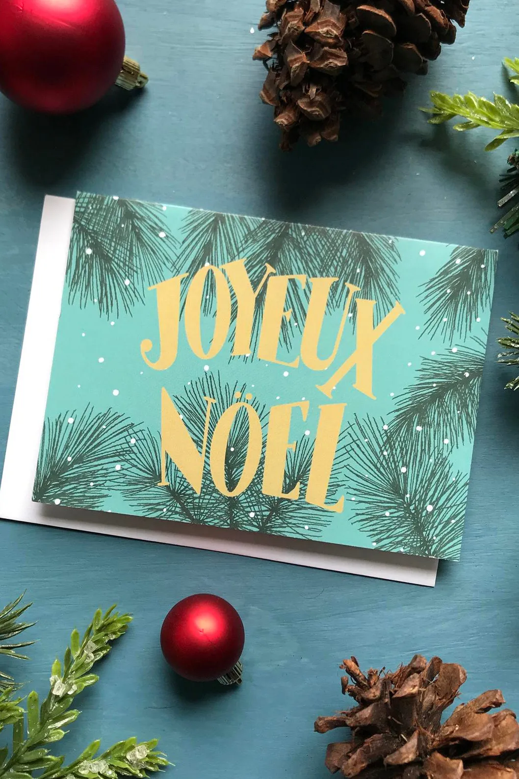 Joyeux Noel Holiday Card