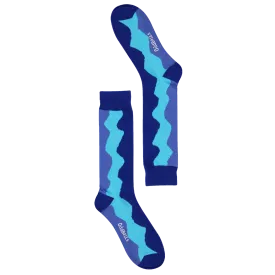 Kids Blue Waves - Socks