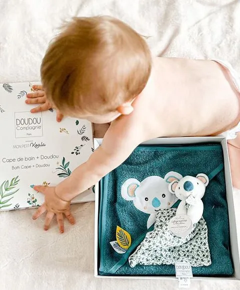 Koala Bath Cape and Comforter Gift Set