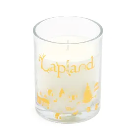 Lapland Map Candle (White and Gold)