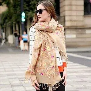 Luxury  Women's Elegant Wool  Scarves