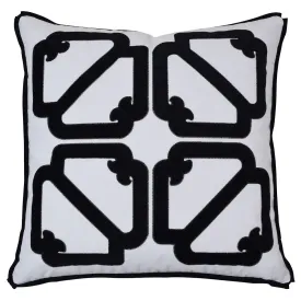 Manly Black Cushion Cover