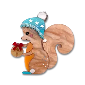 Marnie the Squirrel - brooch