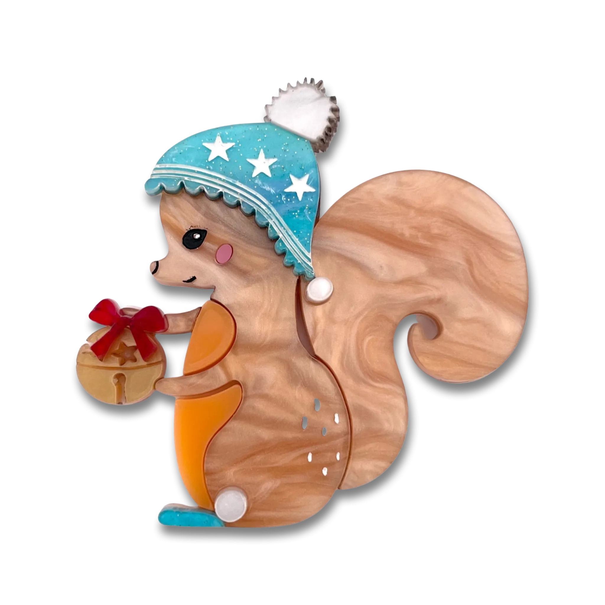 Marnie the Squirrel - brooch