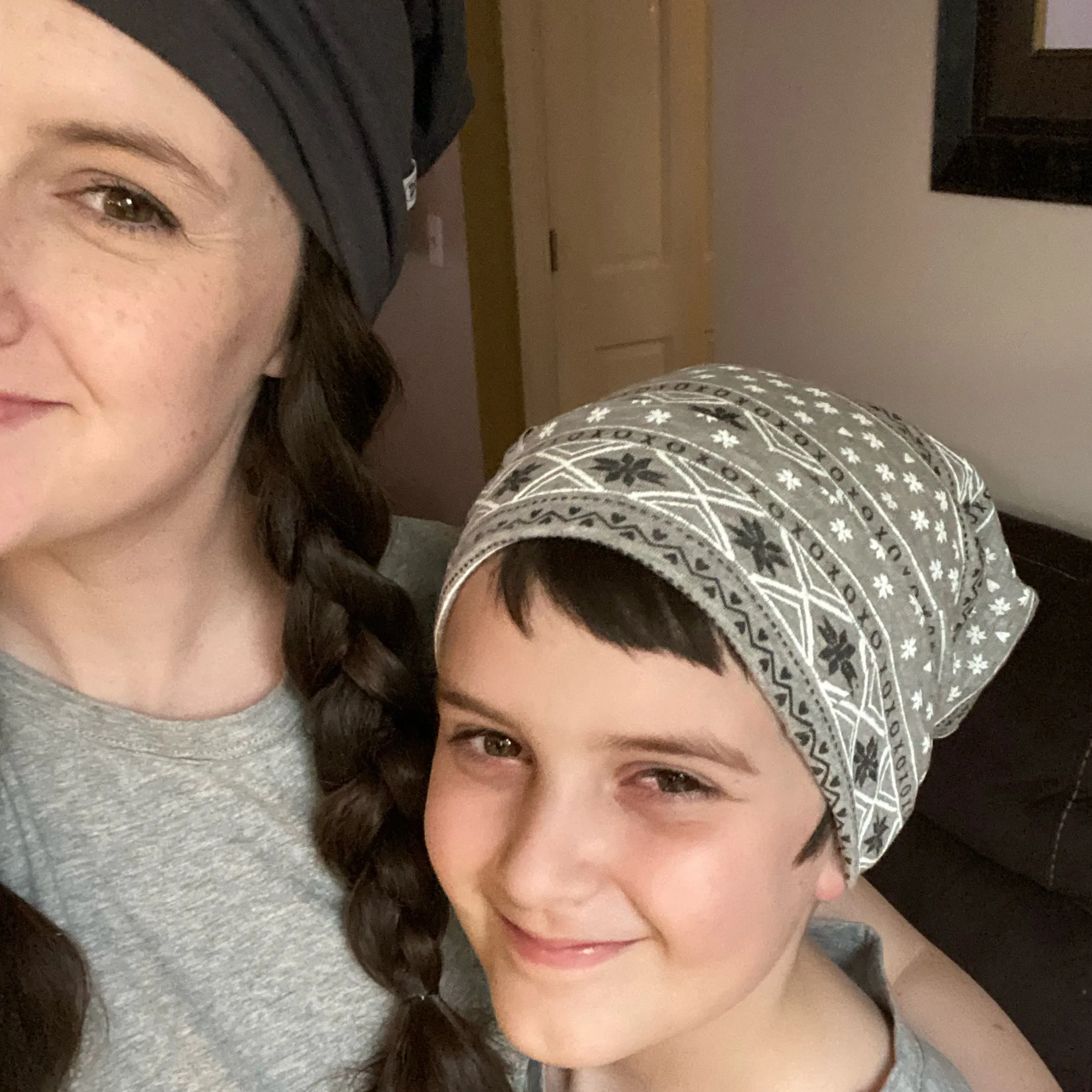 Matching Family Beanie Hat Set with Cozy Knit Design