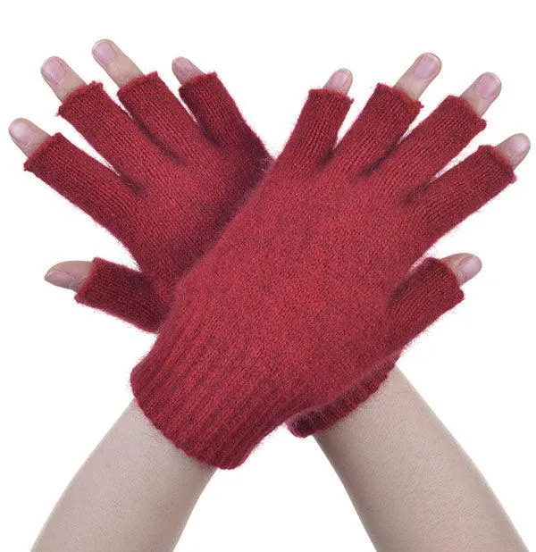 Merino Possumsilk Fingerless Gloves