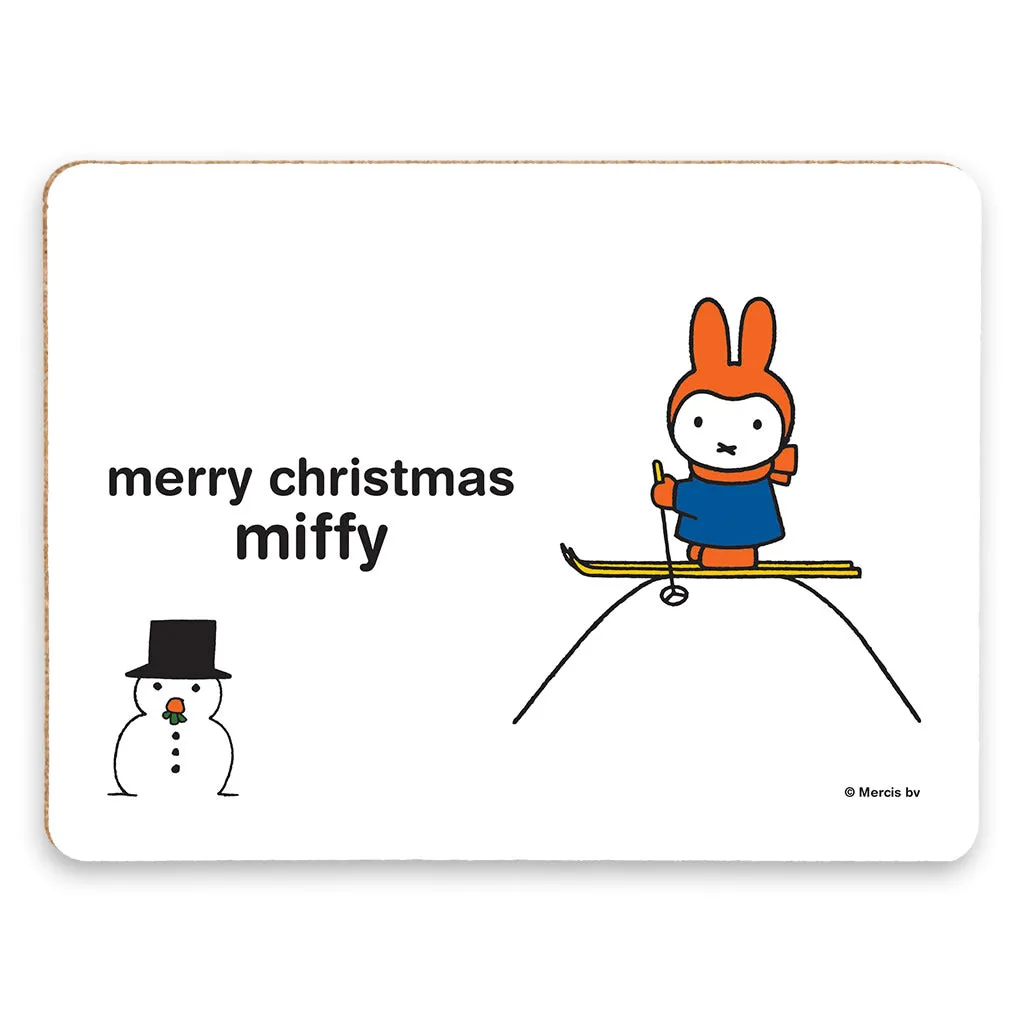 merry christmas miffy  Personalised Placemat