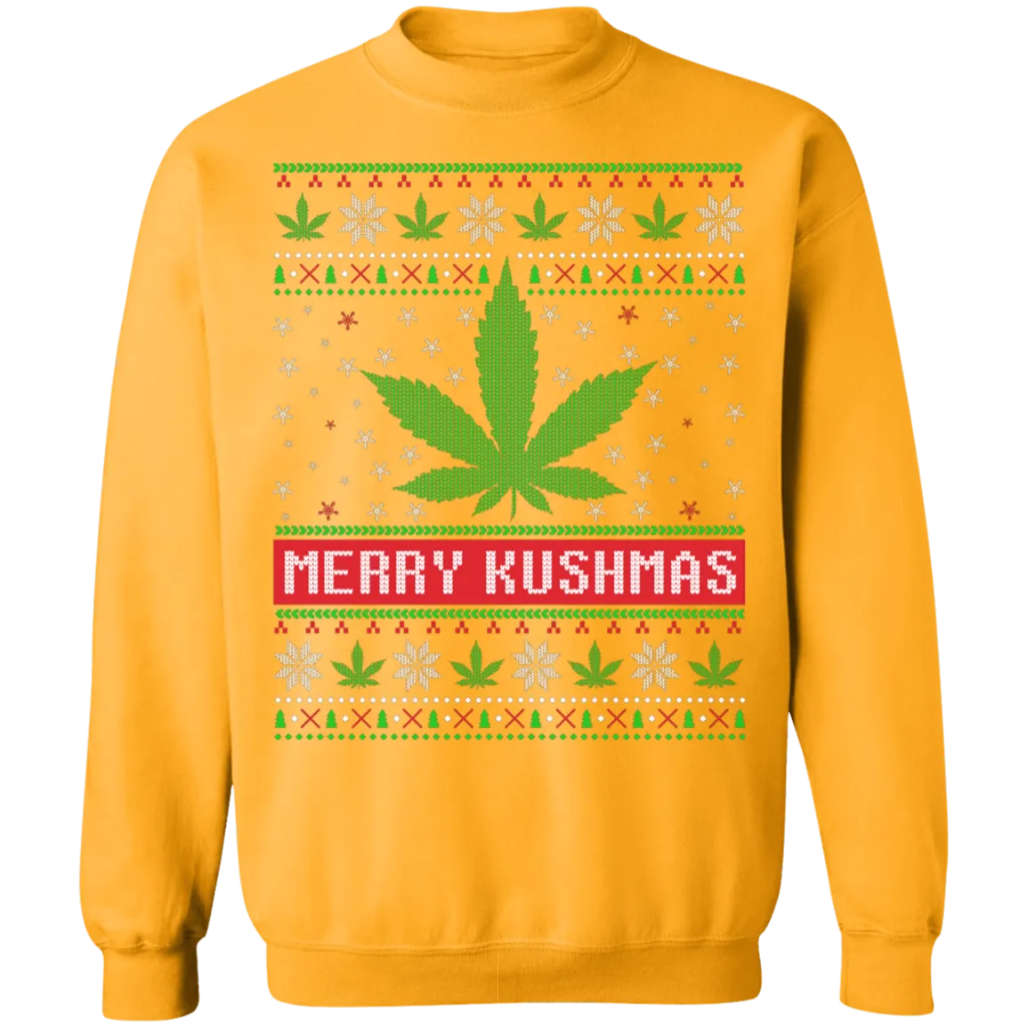 Merry Kushmas Ugly Christmas Sweatshirt