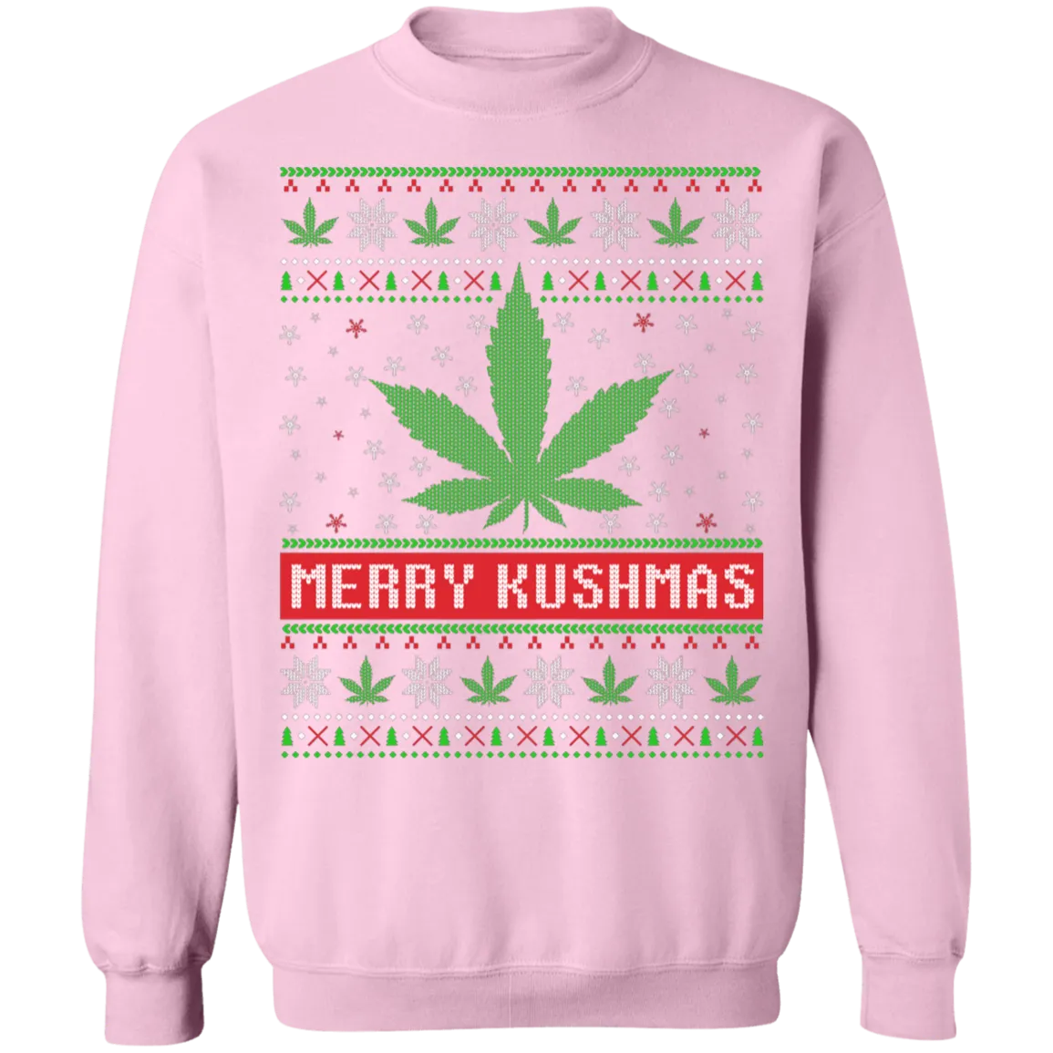 Merry Kushmas Ugly Christmas Sweatshirt