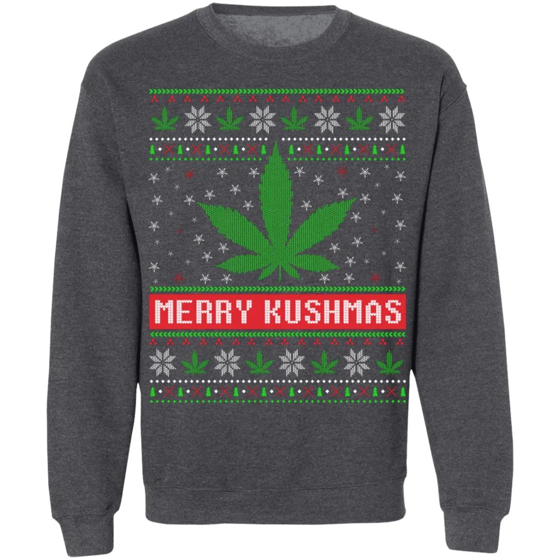 Merry Kushmas Ugly Christmas Sweatshirt