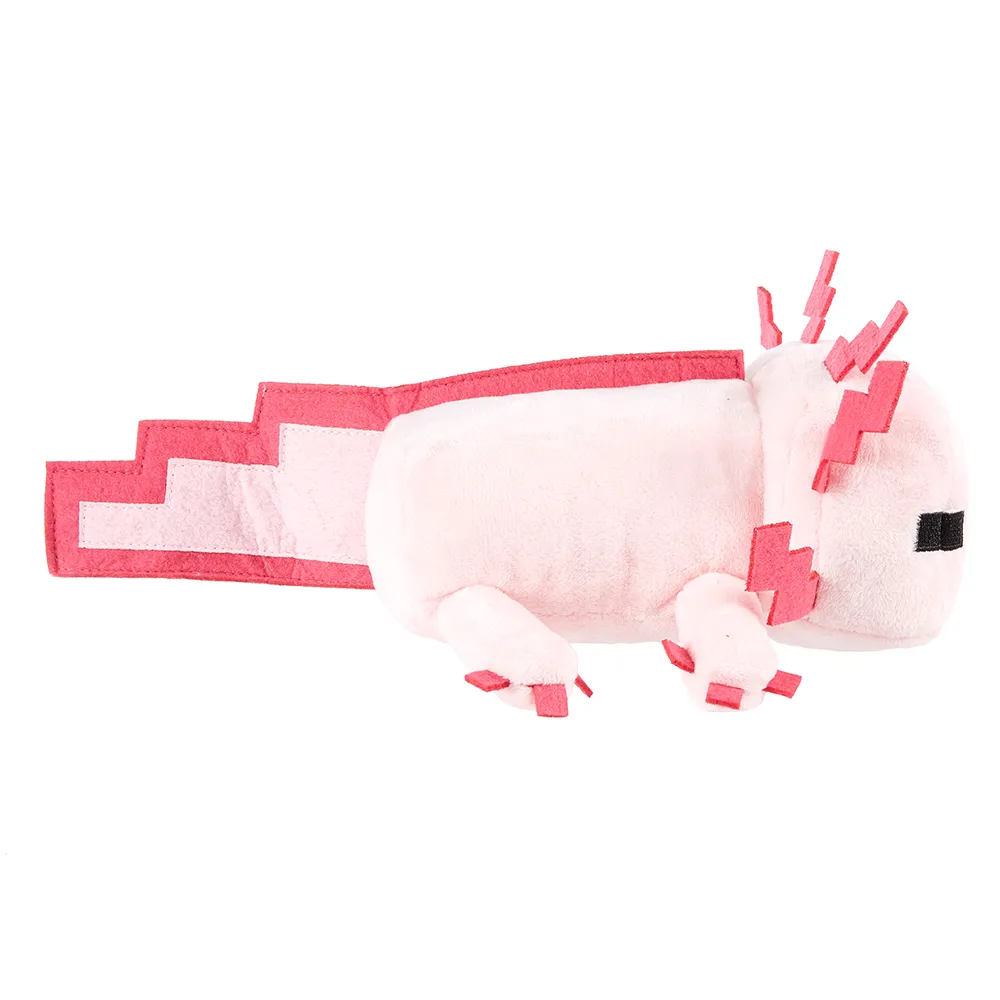 Mattel Minecraft Caves & Cliffs Axolotl Plush Toy, 8-Inch