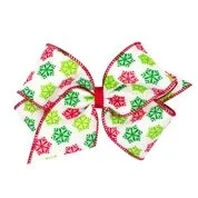 Mini king snowflakes bow