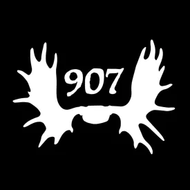 Moose Antlers 907 Decal