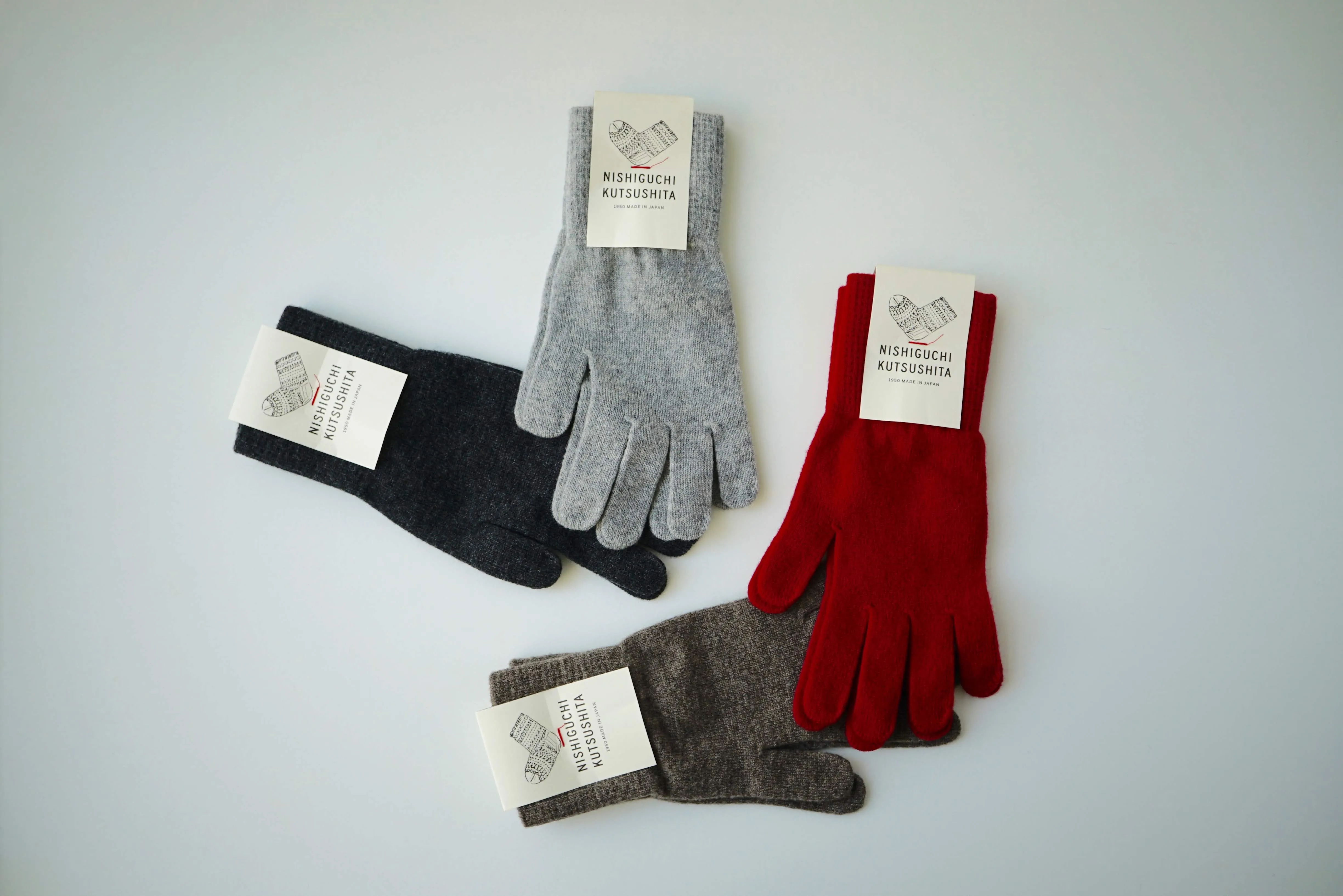 NISHIGUCHI KUTSUSHITA - Merino Wool Gloves