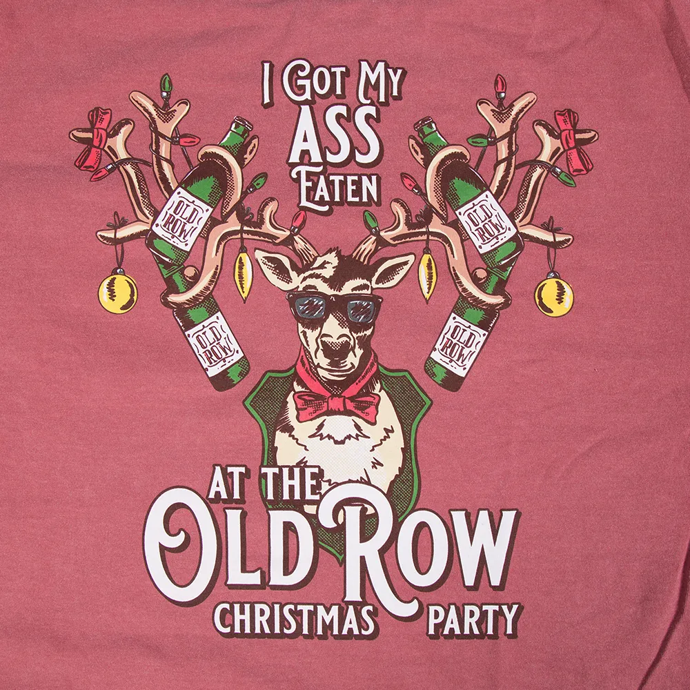 Old Row Christmas Party Long Sleeve Pocket Tee