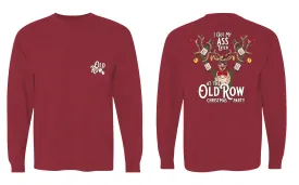 Old Row Christmas Party Long Sleeve Pocket Tee