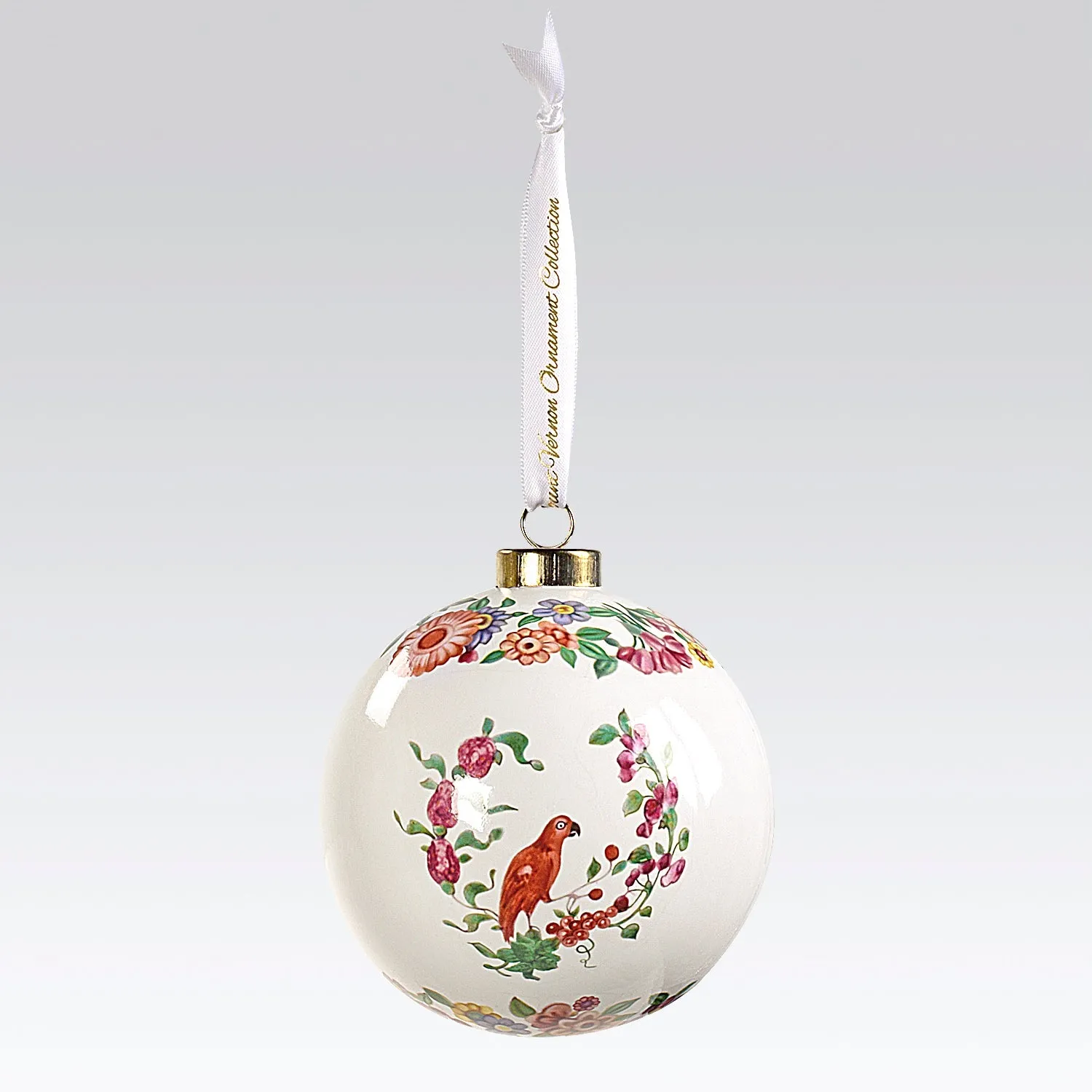 Parrot Ball Christmas Ornament - Mount Vernon Exclusive