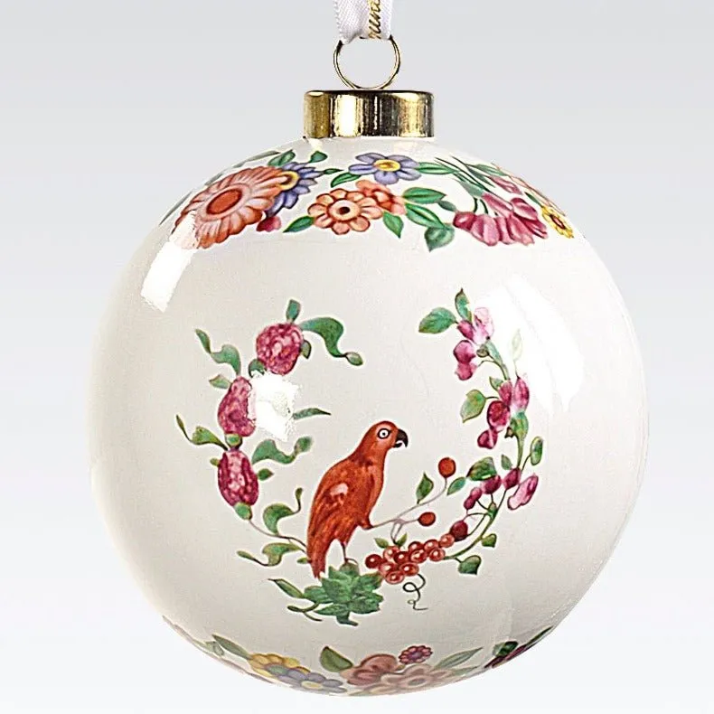 Parrot Ball Christmas Ornament - Mount Vernon Exclusive