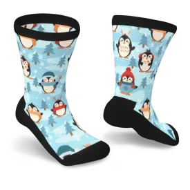 Penguin Parade Non-Binding Diabetic Socks