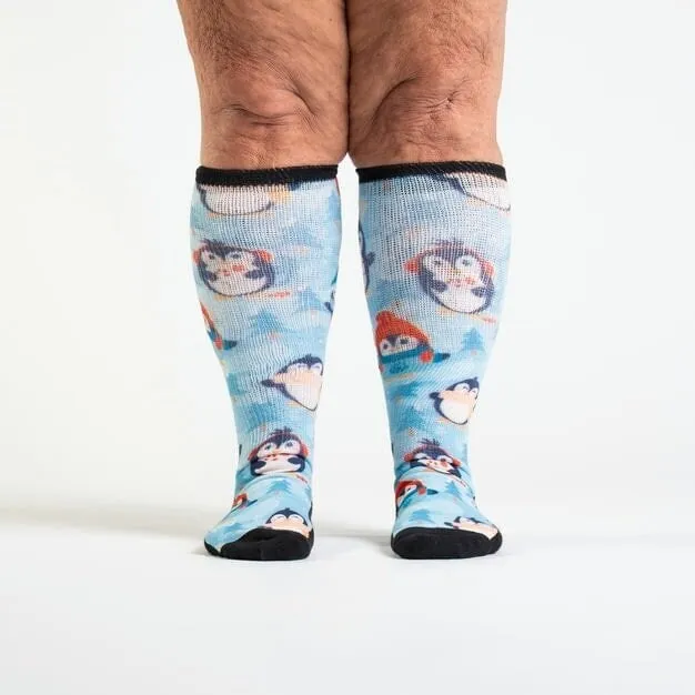 Penguin Parade Non-Binding Diabetic Socks