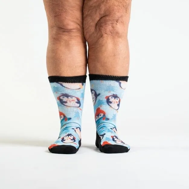 Penguin Parade Non-Binding Diabetic Socks