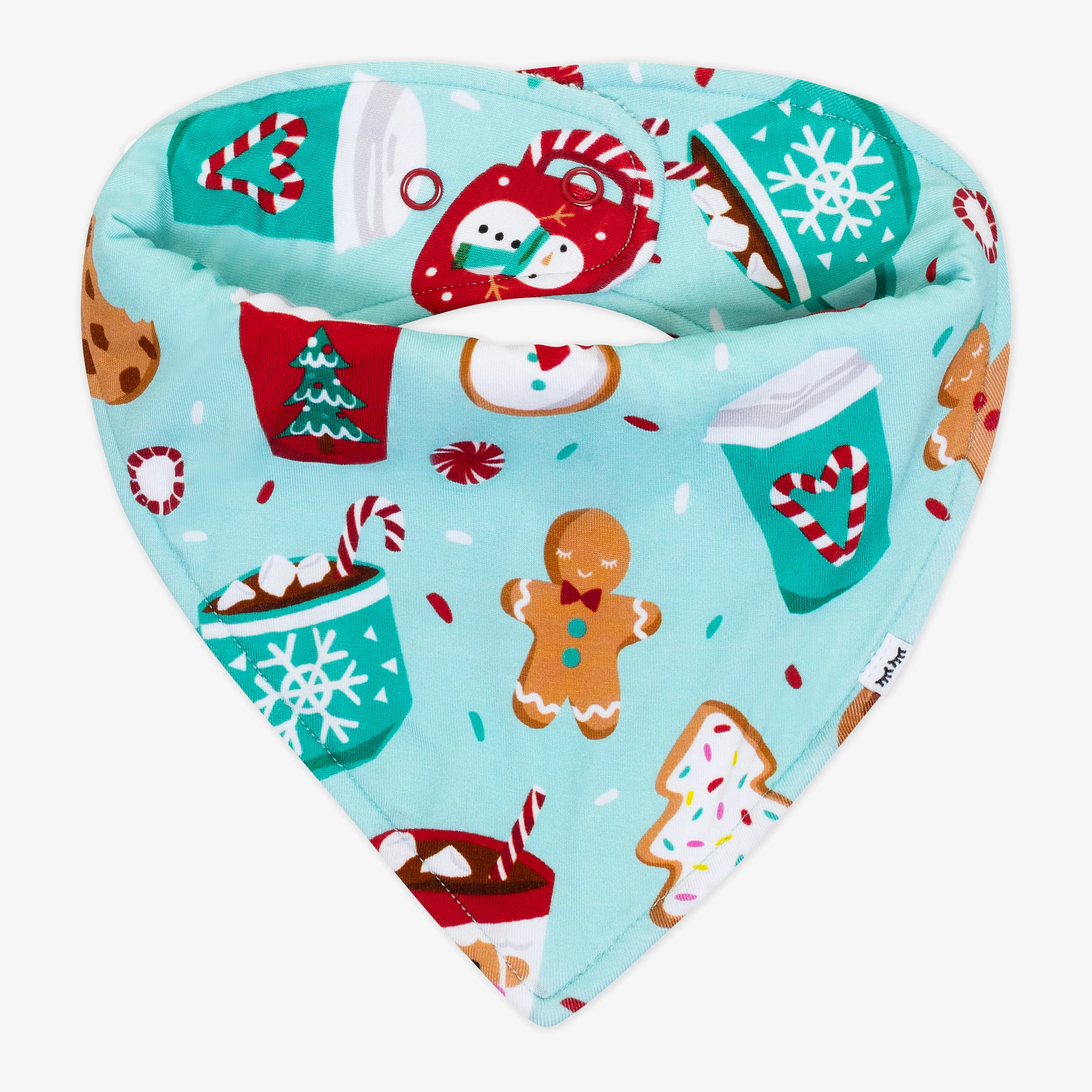 Peppermint Mocha Bandana Bib