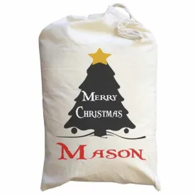 Personalised Merry Christmas Sack - Large Christmas Santa Sack