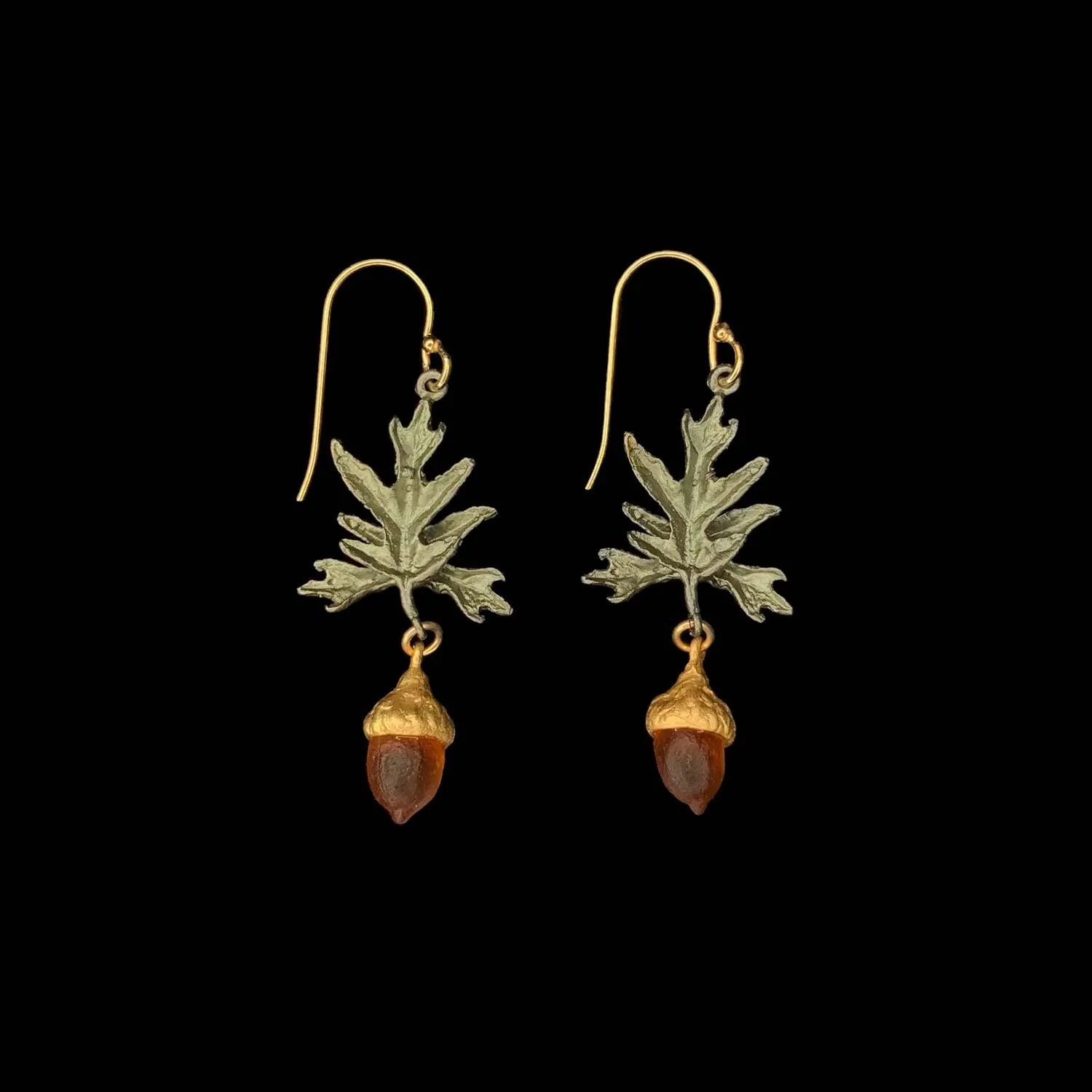 Pin Oak Earrings - Wire