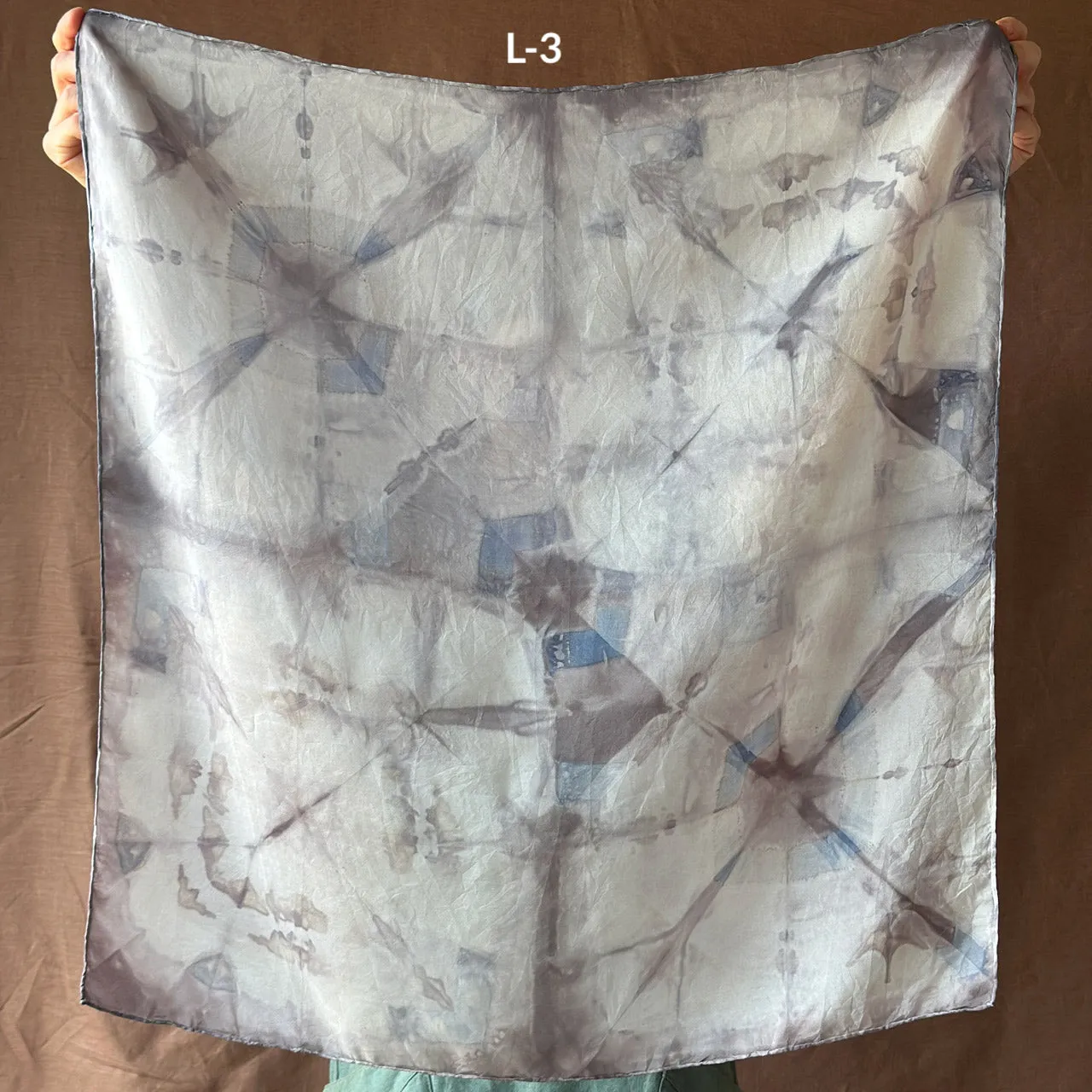 Plant Dyed Silk Bandana Scarves (66x66cm)