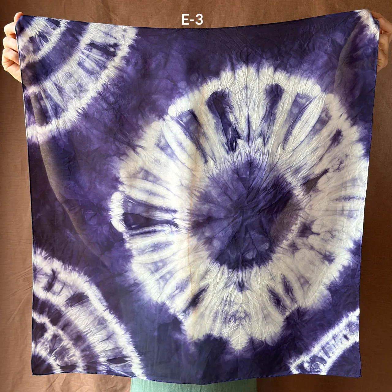 Plant Dyed Silk Bandana Scarves (66x66cm)