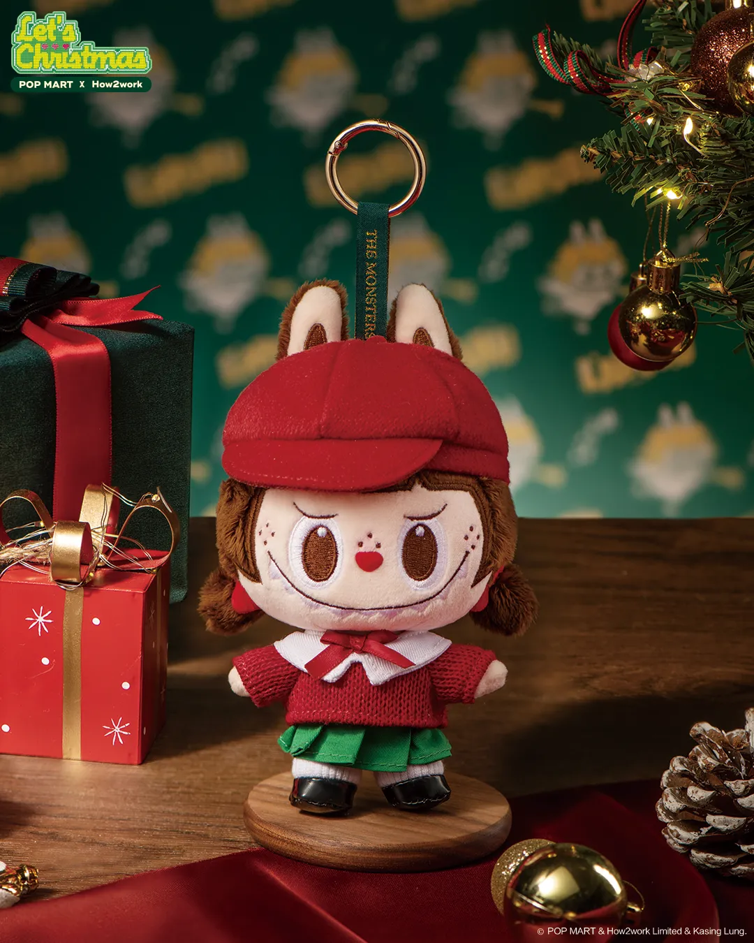 POP MART The Monsters Let's Christmas Collection - Plush Pendant