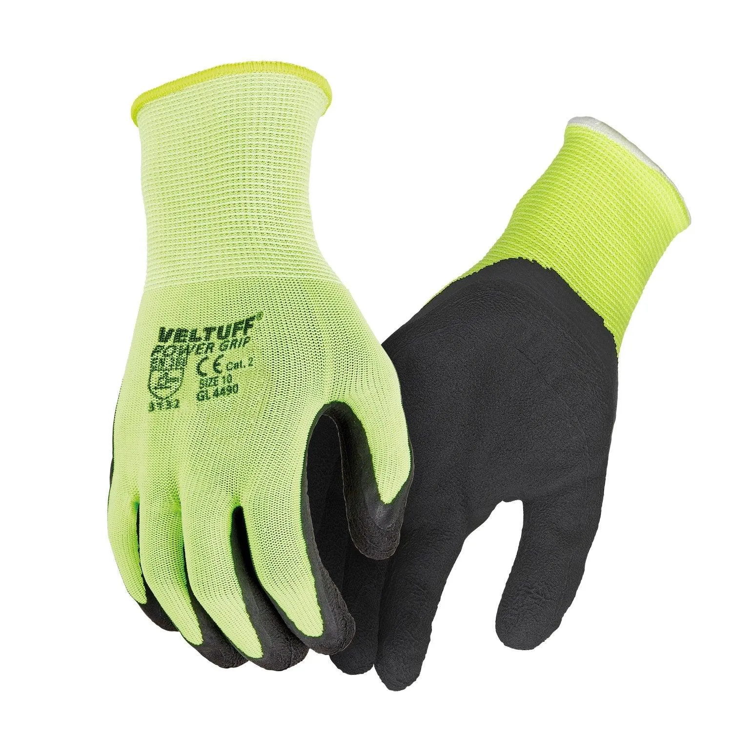 Power Grip Latex Gloves