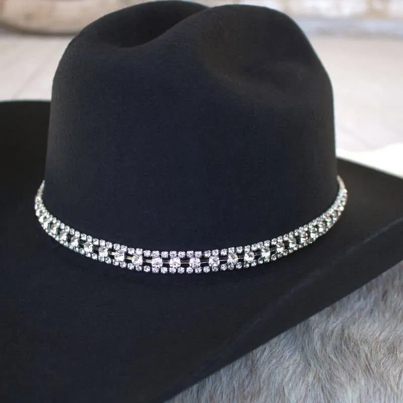 Rhinestone Bling Hat Band - The Monroe