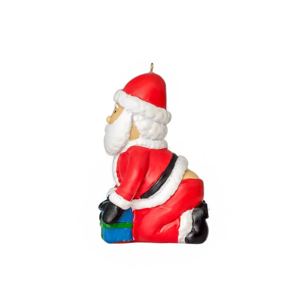 Santa Butt Crack Christmas Tree Ornament Decoration