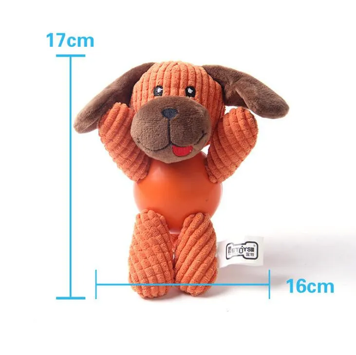 Skinny Squeaky Plush Dog Toy