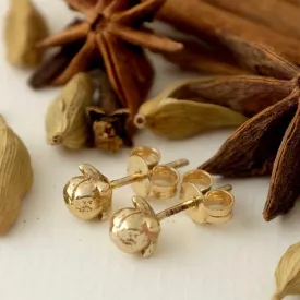 Solid Gold Clove Ear Studs by Joy Everley