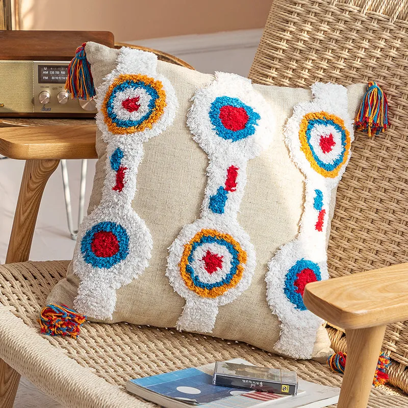 Tenzin Colorful Modern Tribal Throw Cushions